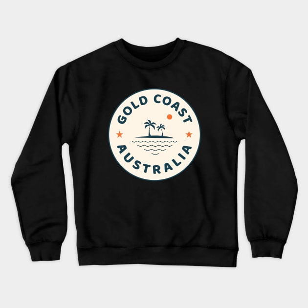 Gold Coast Australia Crewneck Sweatshirt by Mark Studio